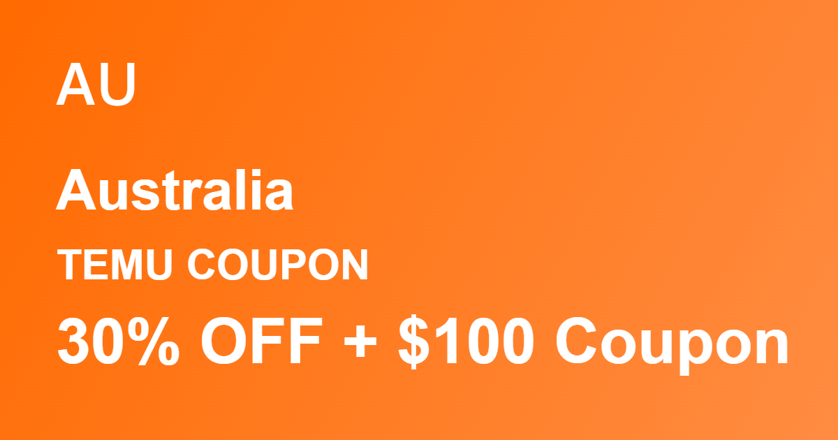 Temu Coupon Australia