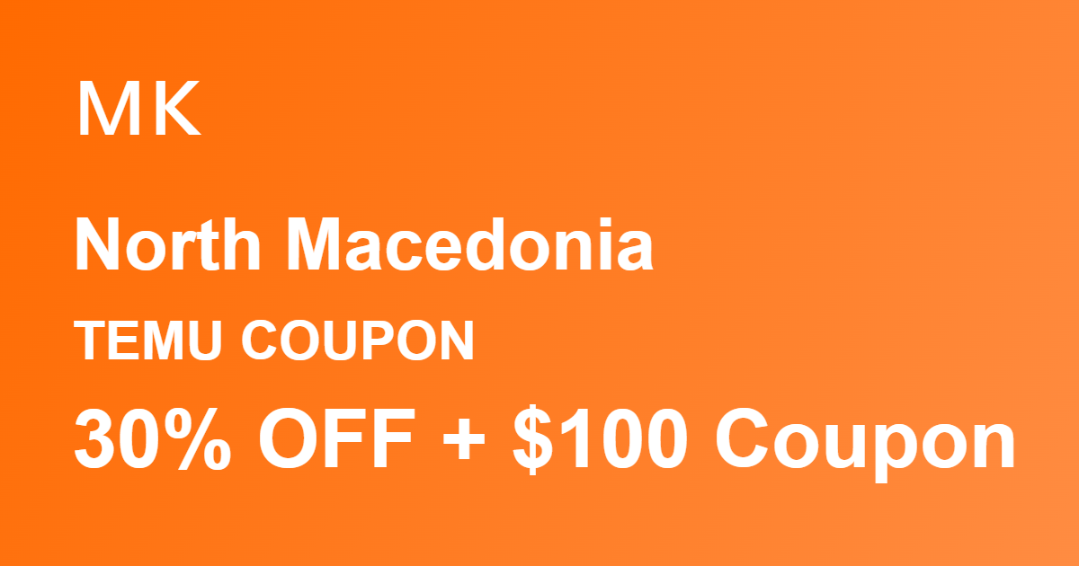Temu Coupon North Macedonia
