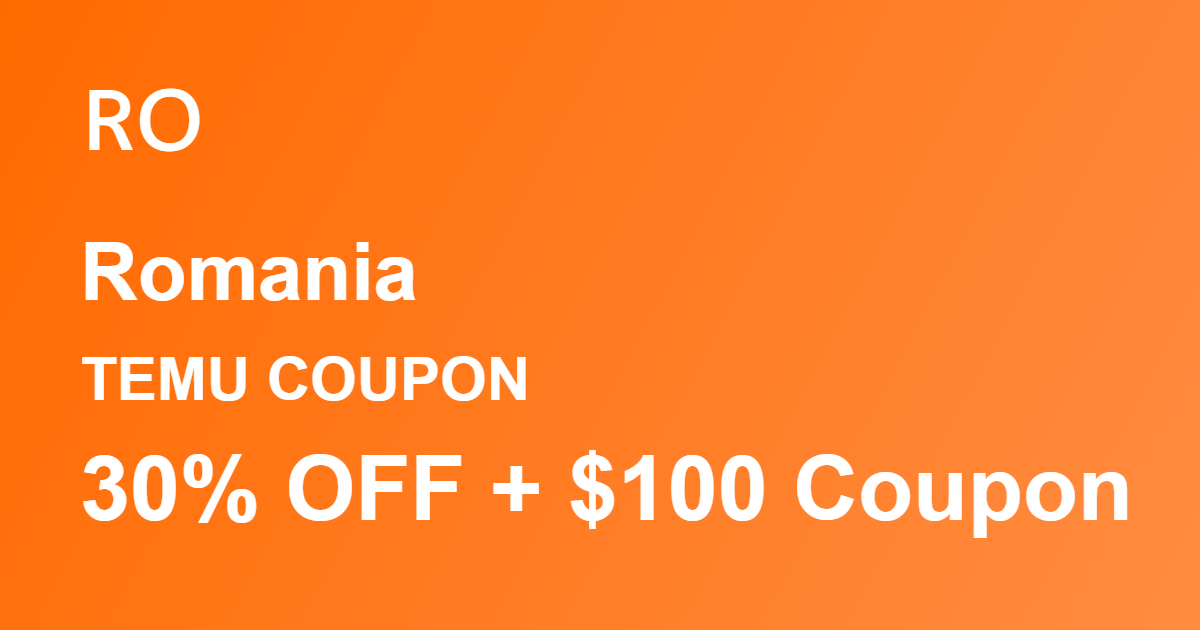 Temu Coupon Romania